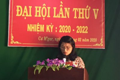 Đại hội Chi bộ trường Tiểu học Ama Trang Lơng nhiệm kỳ 2020-2022