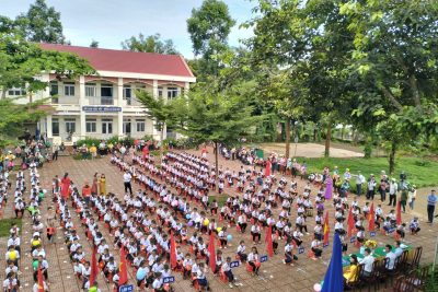 Trường Tiểu học Ama Trang Lơng tổ chức buổi lễ tổng kết năm học 2023- 2024